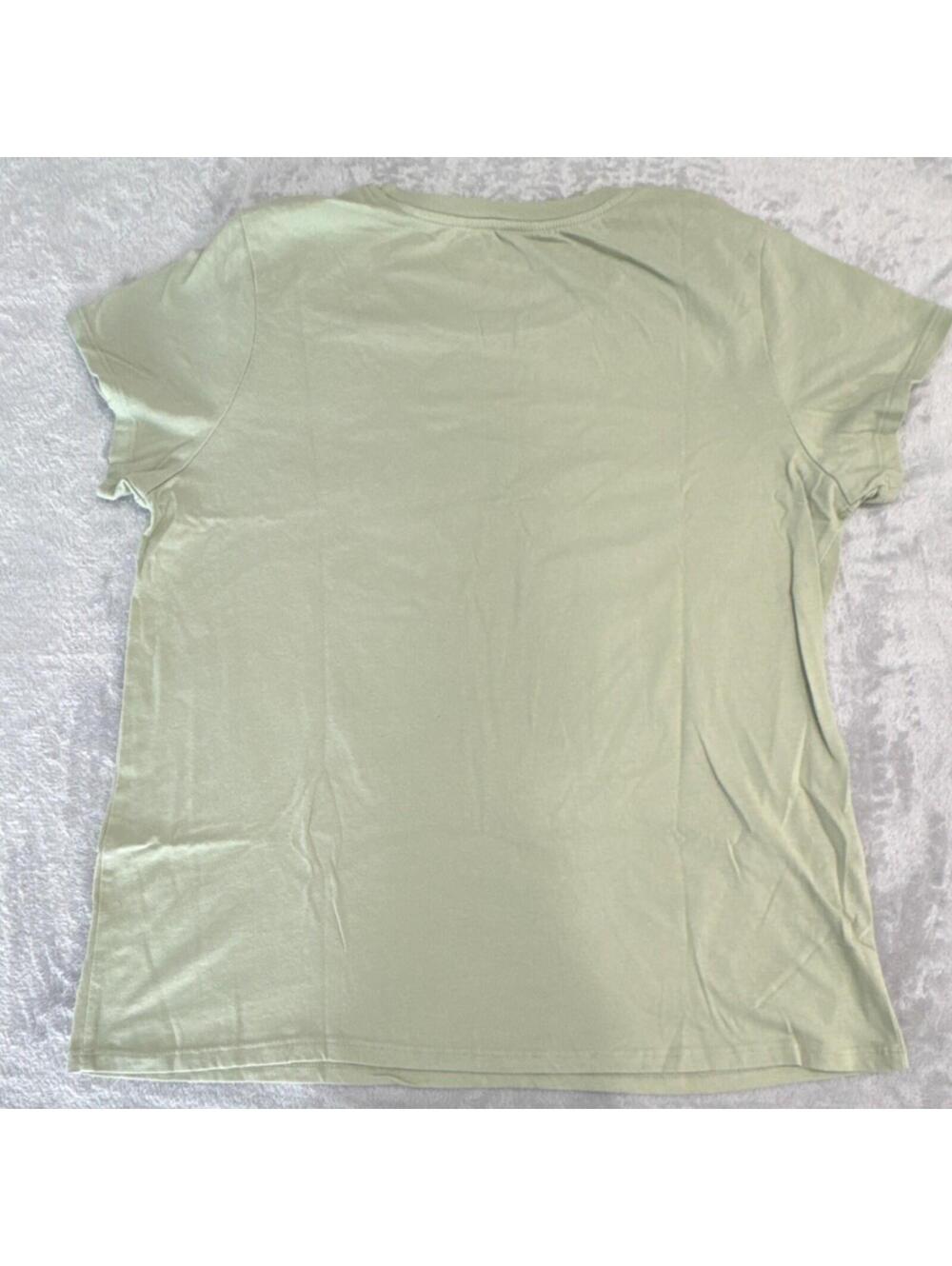 Disney Mickey & Minnie Mouse Light Green Adult T-Shirt L - Picture 3 of 3